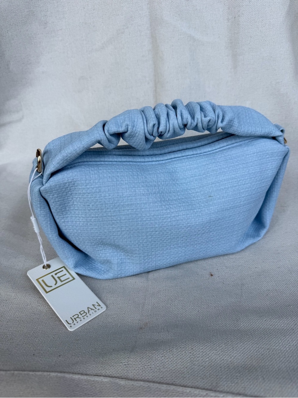 Urban Expressions Light Blue Scrunch-Handle Clutch